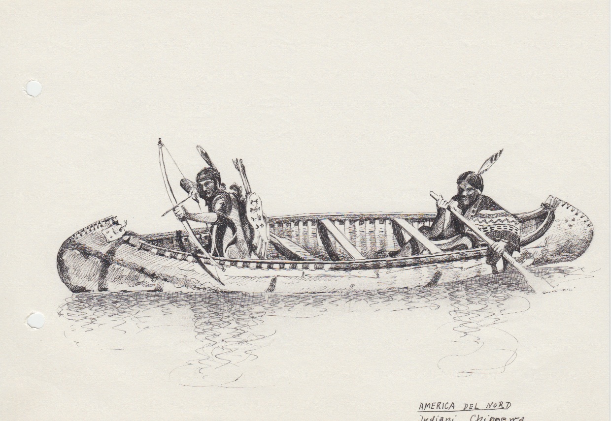 002 America del Nord - Indiani Chippewa